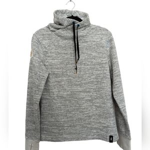CHILLAZ Women's Hooded Sweatshirt Medium‎ Gray